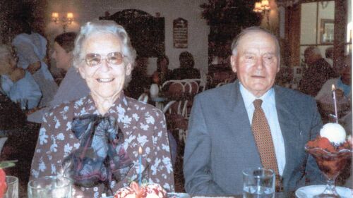 60th Wedding Anniversary of Rex and Doreen Cone, 1998