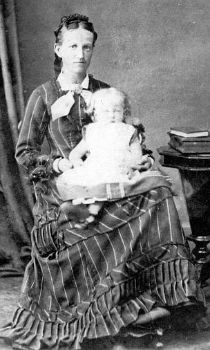 Sarah Cone with son Frederick