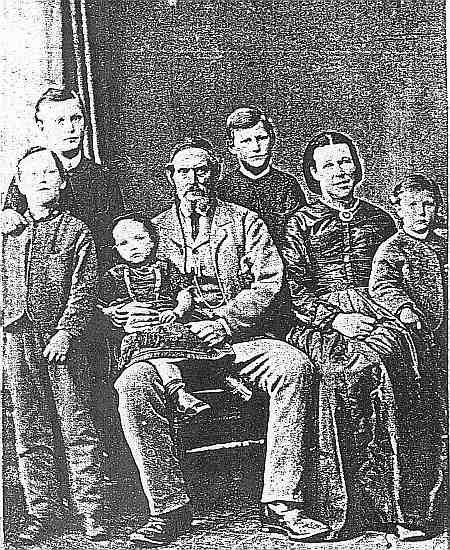 Richard and Elizabeth Pelvin with their family